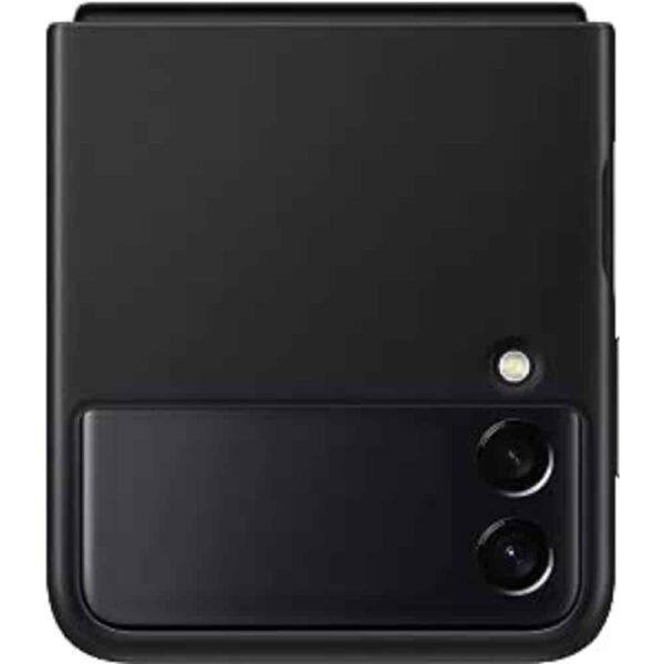 جراب سامسونج جلاكسى زد فليب 3 5 جى جلد اسود