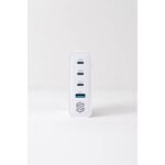 Smart Gate Wall Charger 100W 4 Port 3USB-C USB-A PD - White
