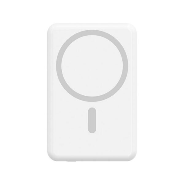 Mophie Essential Snap Powerstation 5,000mAh Power Bank Magnetic Magsafe Compatible USB-C Cable White