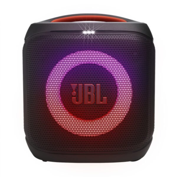 مكبر صوت JBL Partybox Encore Essential 2 بتقنية بلوتوث، مقاوم للماء بمعيار IPX4، لون أسود