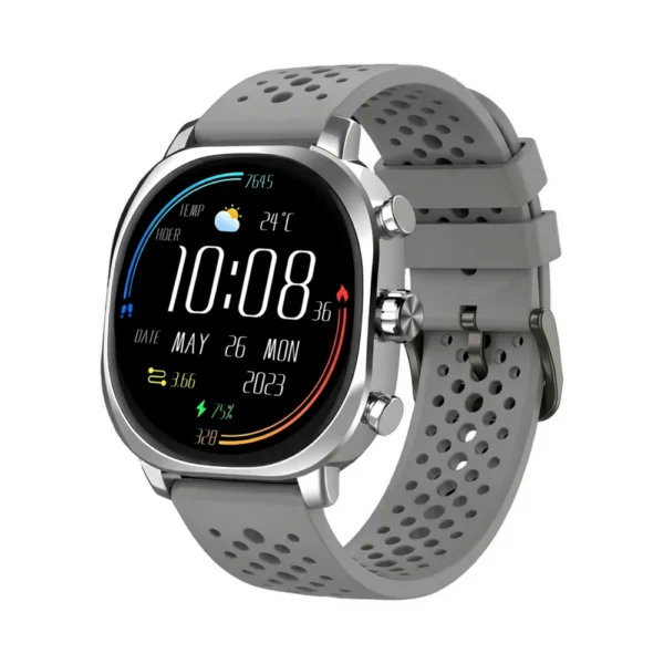 ساعة Smart Gate الذكية SGW-ULTRA1SL، شاشة AMOLED مقاس 1.43 بوصة، معيار IP68، متوافقة مع iOS وAndroid، بطارية 350 مللي أمبير، لون فضي.