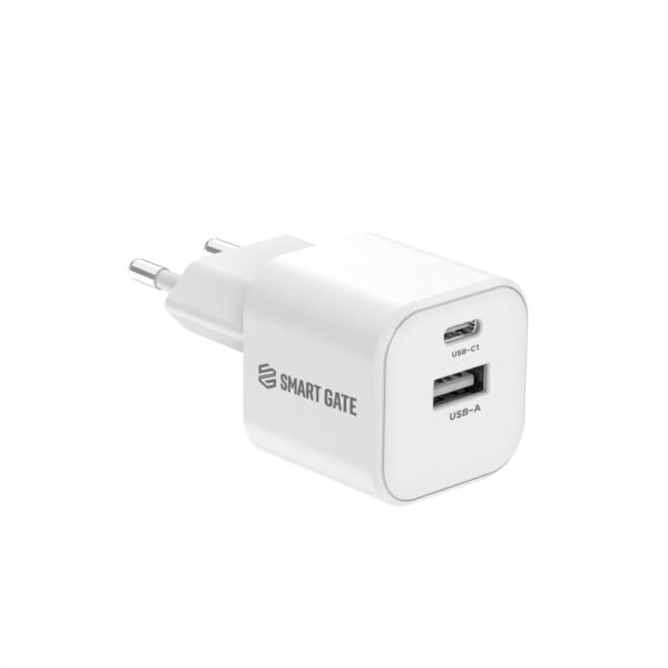 Smart Gate SGCH-35CAGaNSEW Spark Wall Charger 35W 2 Port USB-C USB-A PD White